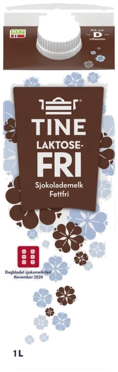 Sjokolademelk Laktosefri 1l Tine