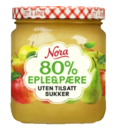 Eple & Pære Syltetøy u/Sukker 285g