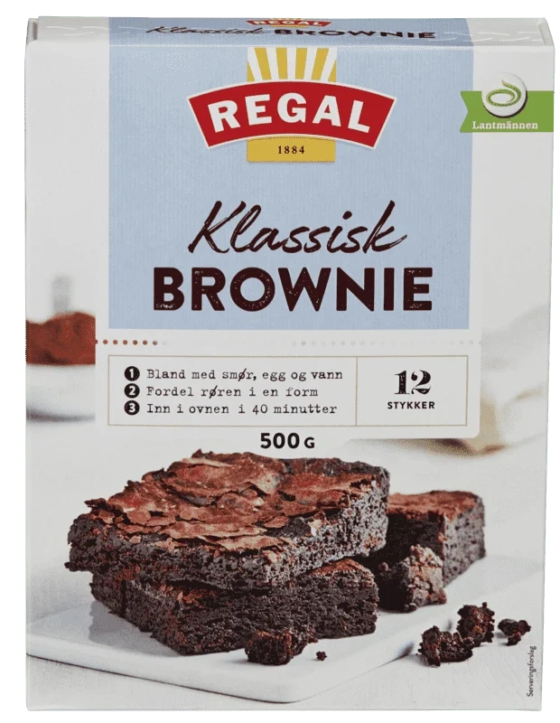 Regal Klassisk Brownie 500g