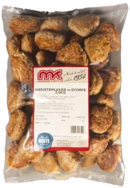 Medisterkaker m/Storfekjøtt 2,0 kg