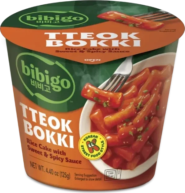 Bibigo Tteokbokki Cup Sweet & Spicy 125g