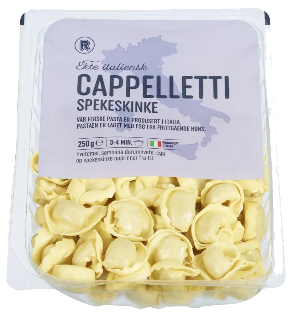 Cappelletti med spekeskinke