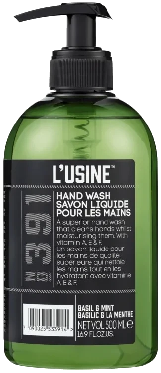 L'Usine Håndsåpe Basil 500ml