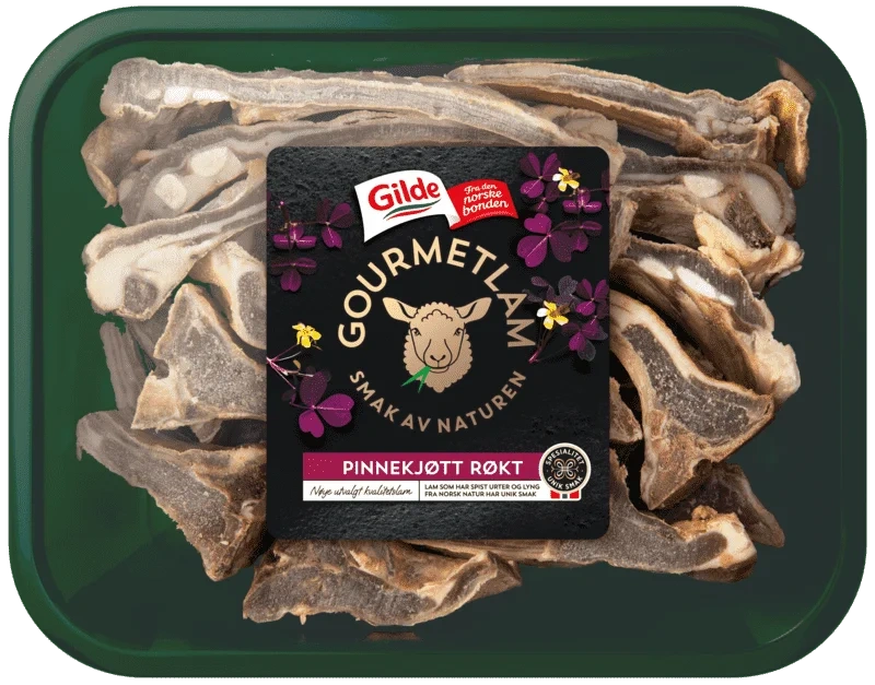 Gilde Røkt Gourmetlam Pinnekjøtt ca 1,5kg