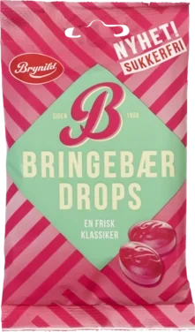 Bringebærdrops 60g Brynild