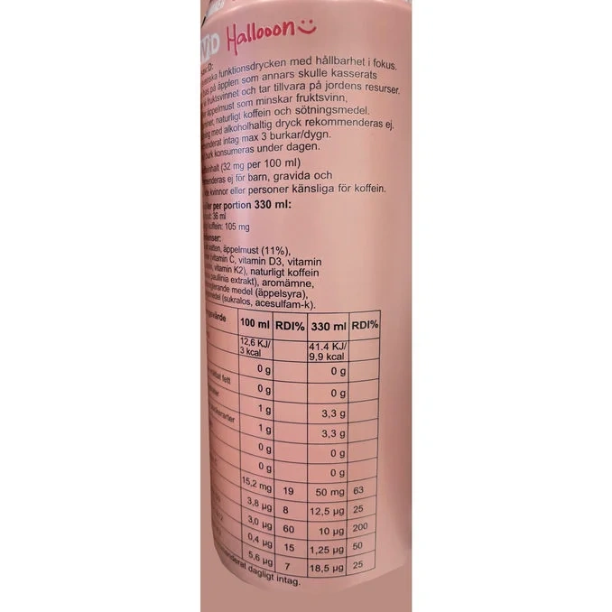 Energidryck SavD Hallon 24-pack