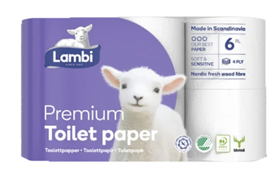 Lambi Premium Toalettpapir 6pk