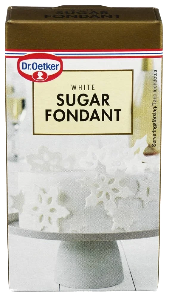 Hvit sukkerfondant