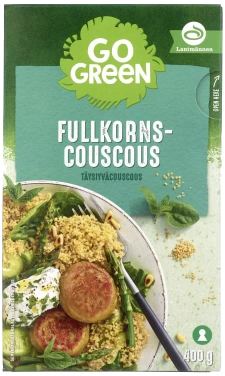 Couscous Fullkorn 400g Gogreen