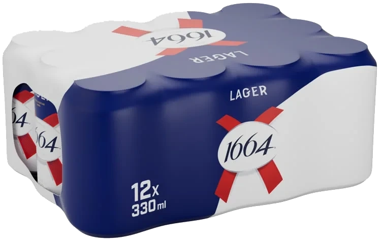 Kronenbourg 1664 Lager 0,33lx12 boks