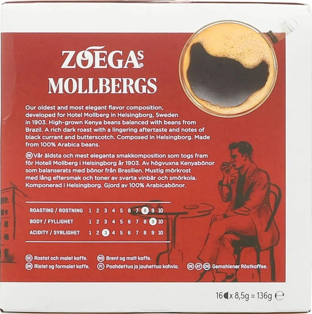 Dolce Gusto Zoégas Mollbergs