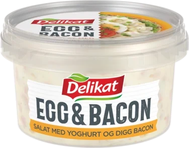 Egg&Bacon Salat 170g Delikat