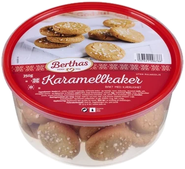 Karamellkaker 350g Berthas