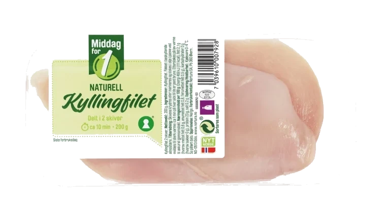 Kyllingfilet skiver 200g Kiwi