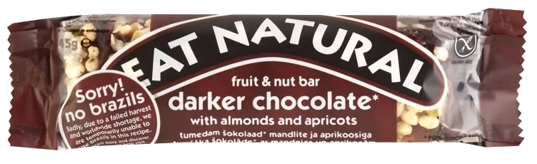 Eat Natural Bar Dark Choc 70% 45g