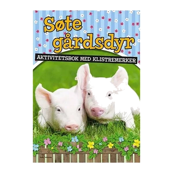 Aktivitetsbok med Klistremerker - Søte Gårdsdyr
