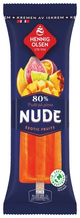 Nude Exotic Fruits 80% Frukt 80ml Hennig-Olsen