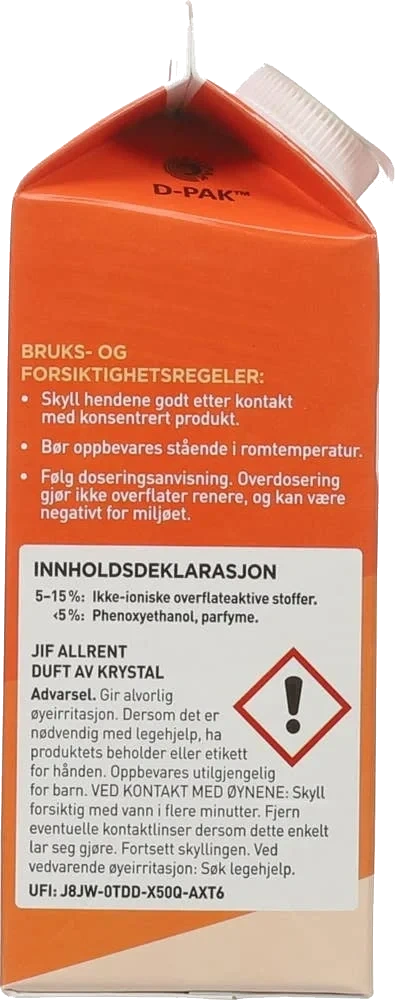 Allrent med duft av Krystal
