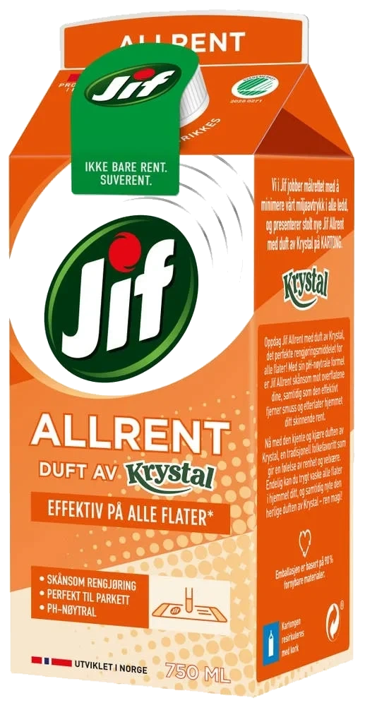 Allrent med duft av Krystal