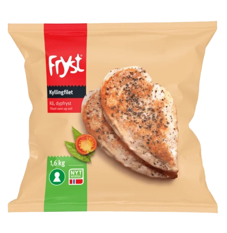 Kyllingfilet 1,6kg Fryst