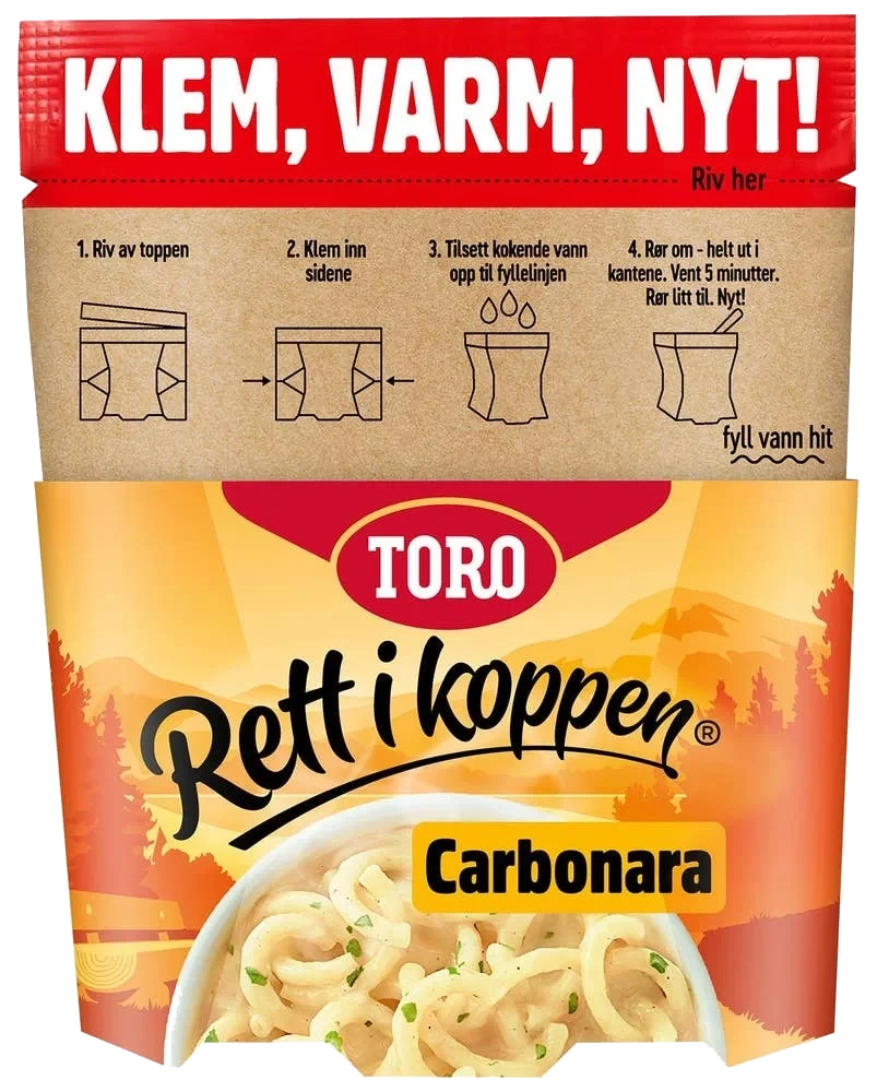 Carbonara Rett i koppen