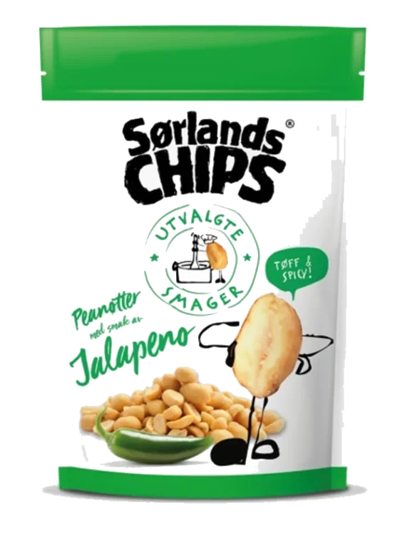 Peanøtt Jalapeno 175g Sørlandschips