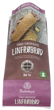 Linfrøbrød Våre Groveste 750g Bakehuset