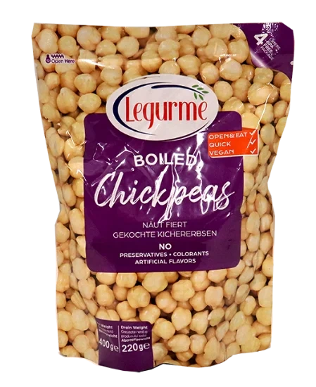 Kokte Kikerter Vegan 400g