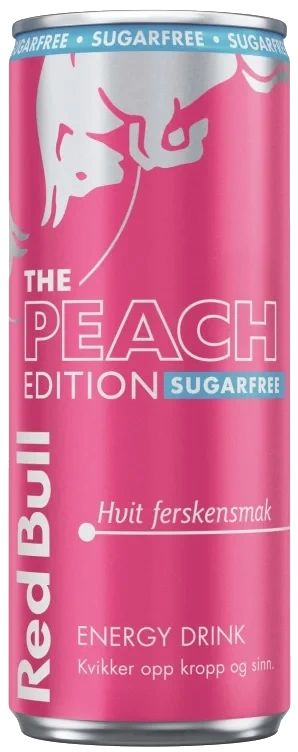 Red Bull Sukkerfri Peach Edition 0,25l
