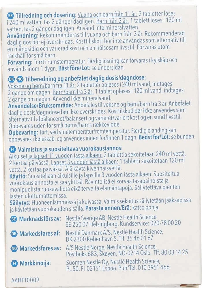 Væskeerstatning med bringebærsmak