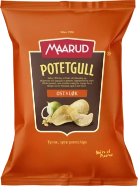 Potetgull Ost & Løk 200g