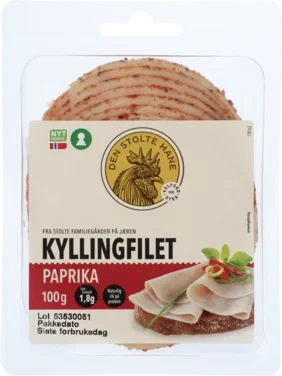 Dsh Kyllingfilet Paprika 100g