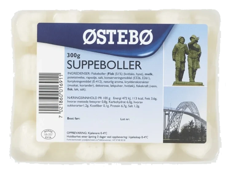 Suppeboller i Lake 300g Østebø