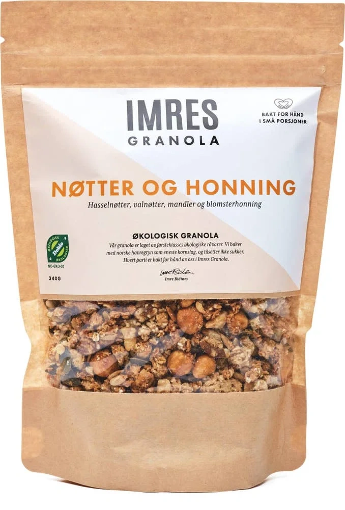 Økologisk Honning og Nøttegranola