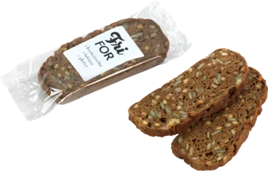 Gluten og Laktosefritt 2 Pkx36 Mørkt Brød m/gresskar/linser