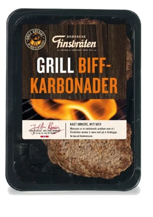 Biffkarbonader Pannestekt 360g Finsbråten