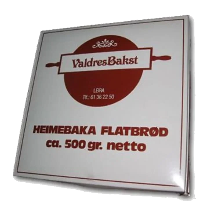 Flatbrød 500g Valdres Bakst