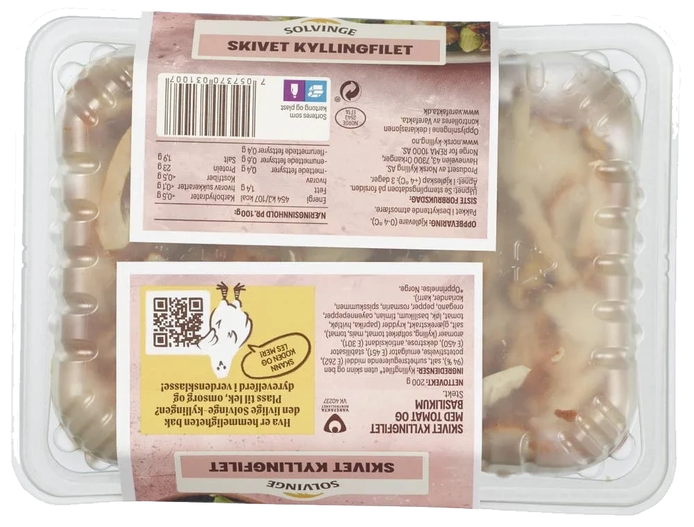 Skivet kyllingfilet