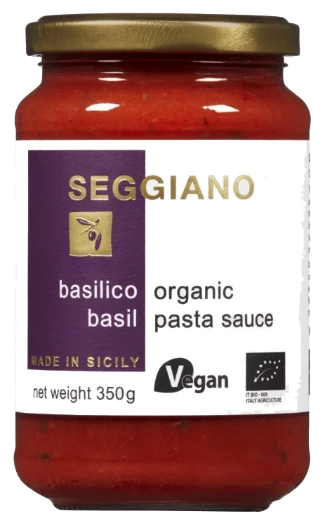 Pastasaus Basilikum 350g Seggiano
