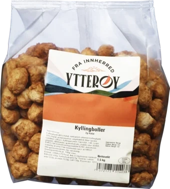Kylling Kjøttboller 1,5kg Ytterøy Halal Frys
