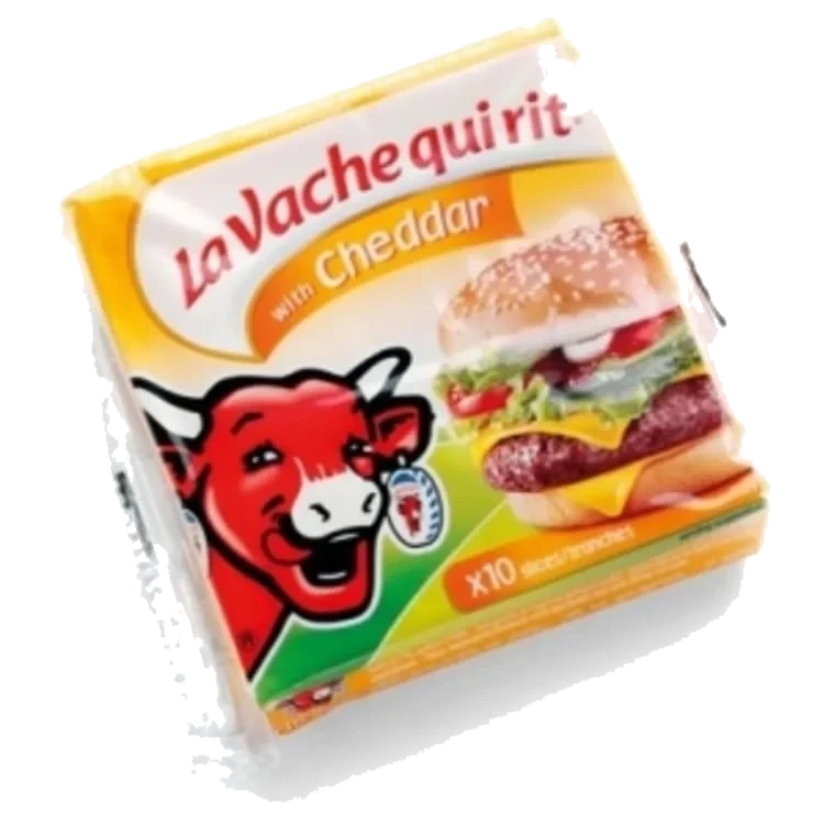 Burgerost m/Cheddar 200g La Vache Qui Rit