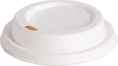 Bagasselokk Hvit Til Kaffebeger 8oz, 1000 stk