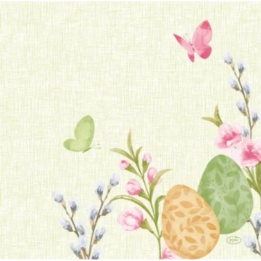 Serviett Dunisoft 40cm Joyful Spring