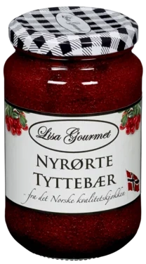 Nyrørte Tyttebær 365g Lisa Gourmet