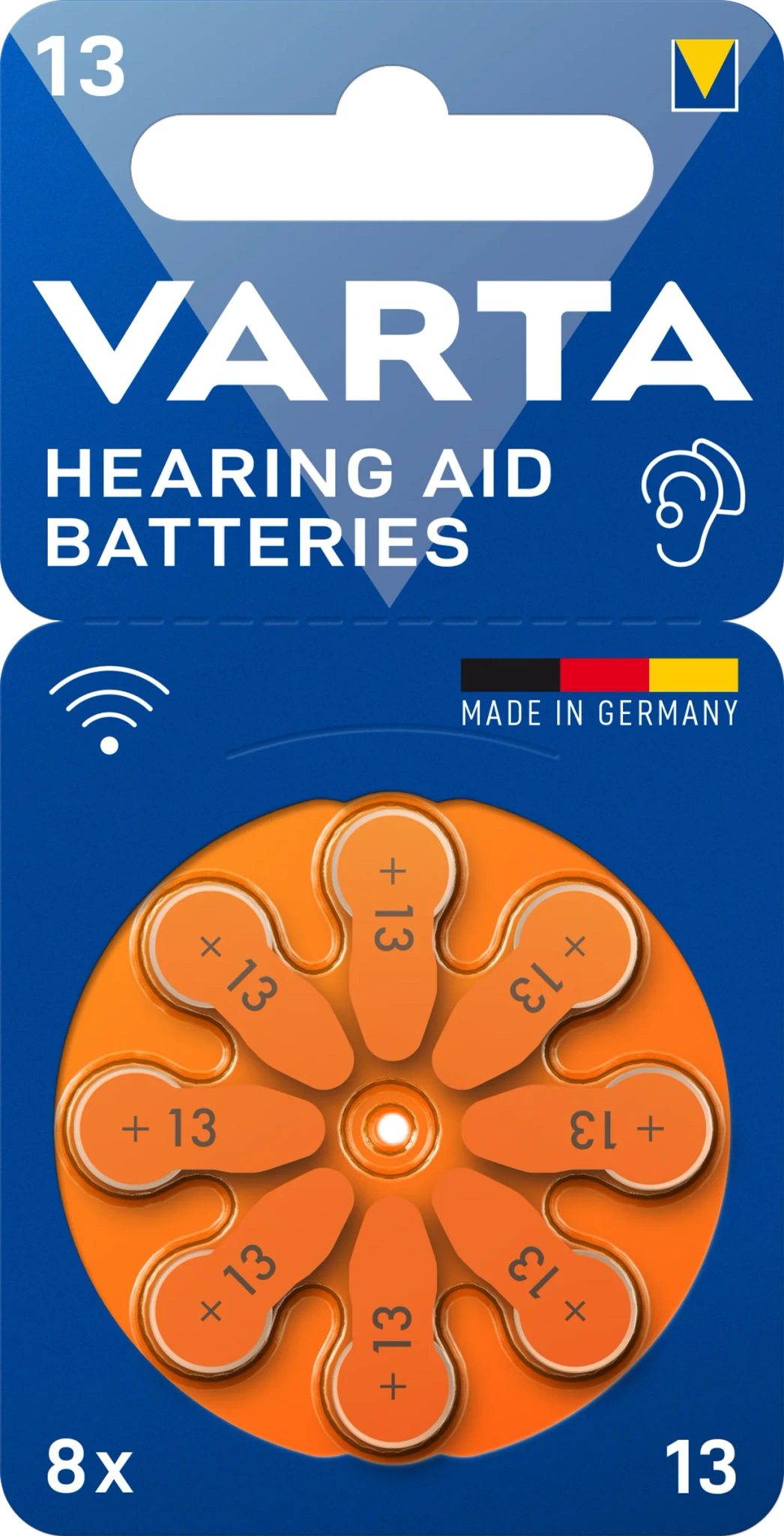 Batteri Hörapparat 13 8-pack