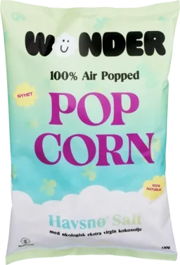 Wonder Popcorn Havsnø 120g