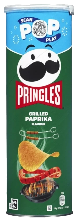 Pringles Grilled Paprika 165g