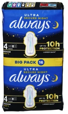 Always Ultrasecure Night Nr4 16stk