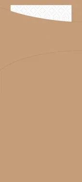 Sacchetto Eco Brun 190x85 Serviett 2l33cm Hvit