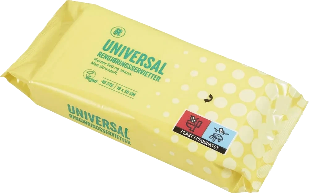 Universal rengjøringsservietter